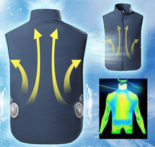 Load image into Gallery viewer, Water repellent finish Air conditioning Cool Vest Japan