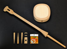 Load image into Gallery viewer, Assembling kit of SANSHIN Japanese traditional natural wood Okinawa Ryukyu String instruments