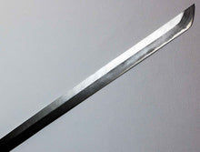 Load image into Gallery viewer, Damascus Suminagashi Maguro Tuna Knife Yasuki Hagane Carbon Steel Japan