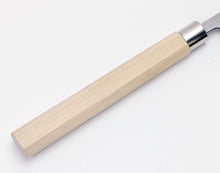 Load image into Gallery viewer, Damascus Suminagashi Maguro Tuna Knife Yasuki Hagane Carbon Steel Japan