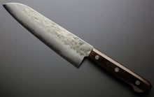Load image into Gallery viewer, Yasuki Hagane Gingami #3 steel SUS405 stainless Clad Santoku Multi Purpose Knife