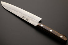 Load image into Gallery viewer, Yasuki Hagane Gingami #3 steel SUS405 stainless Clad Santoku Multi Purpose Knife