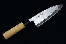 Load image into Gallery viewer, Japanese Sakai Keisuke Yasuki White Carbon Steel Deba knife Kitchen Cutlery