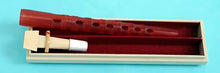 Load image into Gallery viewer, Crystal-Clear See-through Hichiriki Gagaku Japanese Tatebue Fue Flute