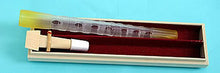 Load image into Gallery viewer, Crystal-Clear See-through Hichiriki Gagaku Japanese Tatebue Fue Flute