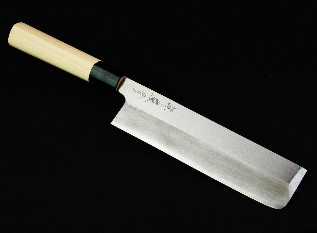 Japanese Sakai Keisuke Yasuki Hagane Carbon Steel Usuba Kitchen Knife Cutlery