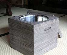 Load image into Gallery viewer, New Square Hibachi Brazier Okiro Kiri Paulownia Irori Fireplace Charcoal Heater