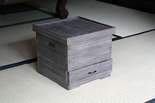 Load image into Gallery viewer, New Square Hibachi Brazier Okiro Kiri Paulownia Irori Fireplace Charcoal Heater