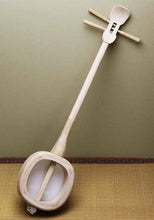 Load image into Gallery viewer, Shin- Shamisen Unpainted Wooden finish Natural wood Japan