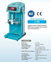 Load image into Gallery viewer, New Swan SI-100E 115V or 220-240V ELECTRIC Block Ice Shaver Kakigori Japan