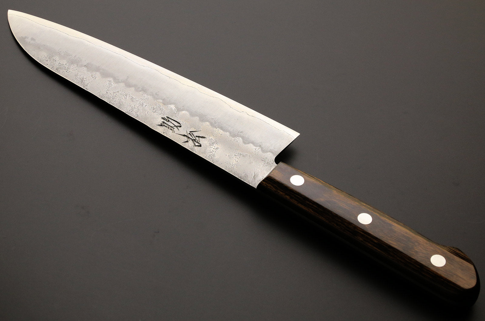 Yasuki Hagane Gingami #3 steel SUS405 stainless Clad Santoku Multi