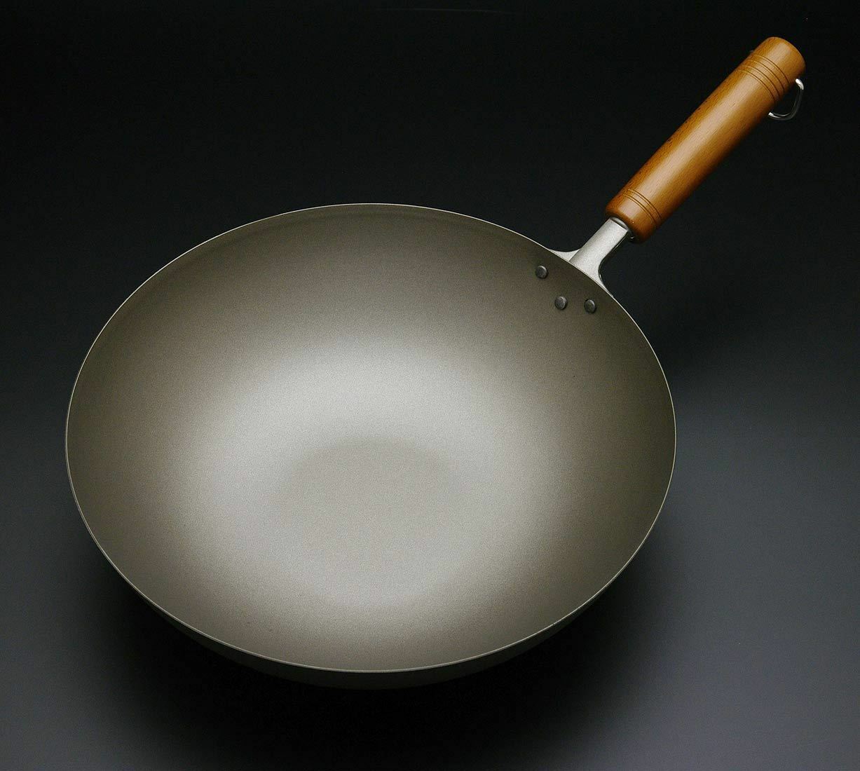 Pure Titanium Chinese Beijing wok Amazing Lightness pan Made in