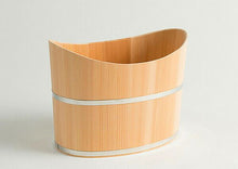 Load image into Gallery viewer, New Wooden Tub Ice Bucket &amp; Wine Champagne Cooler Made in Japan
