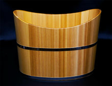 Load image into Gallery viewer, New Wooden Tub Ice Bucket &amp; Wine Champagne Cooler Made in Japan
