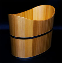 Load image into Gallery viewer, New Wooden Tub Ice Bucket &amp; Wine Champagne Cooler Made in Japan
