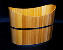 Load image into Gallery viewer, New Wooden Tub Ice Bucket &amp; Wine Champagne Cooler Made in Japan
