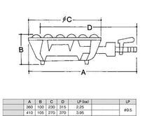 Load image into Gallery viewer, Japanese Cast Iron LPG Propane Gas Burner Grill Range Stove
